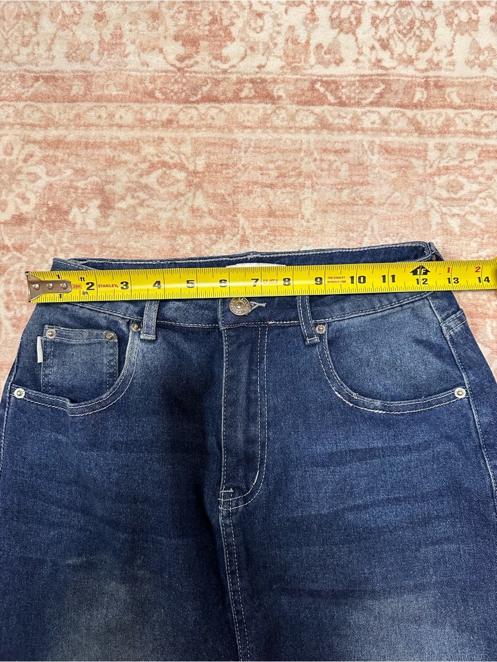 Mid Length 🫐 Jean Skirt W/ Slit - Picture 9 of 12